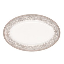 Boşqab dəsti Gipfel ARGENTO 40990 35, 5sm və 30, 5sm, 2 ədəd. Rəng: ağ. Material: çini