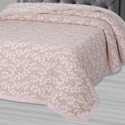 Покрывало Артпостель Камея, 240x235 см, двуспальное, жаккард/хлопок, розовое