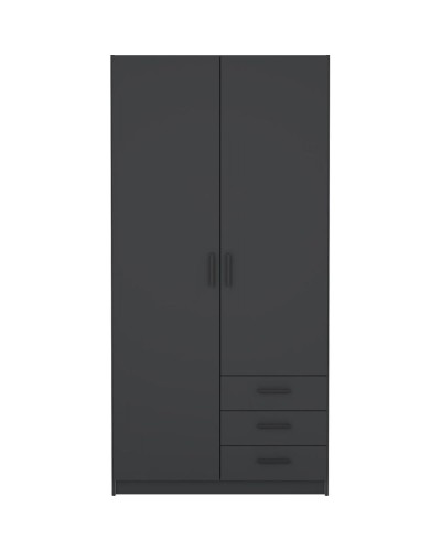 Şkaf Art Mebel Art-100-43, boz, 210х100х50 sm