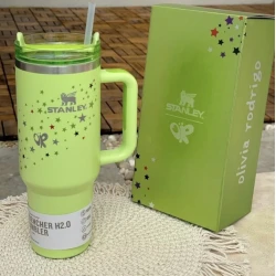 Термос Stanley and Olivia Rodrigo-Quencher, зеленый