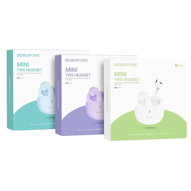 Беспроводные наушники Borofone BW33 White Беспроводные наушники Borofone BW33 White
