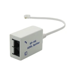 Splitter ADSL SP-168 telefon əlaqələri üçün şəbəkə kabeli ilə