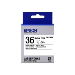Лента Epson Tape LK-7WBN Std 36/9 (C53S657006-N) Black/White