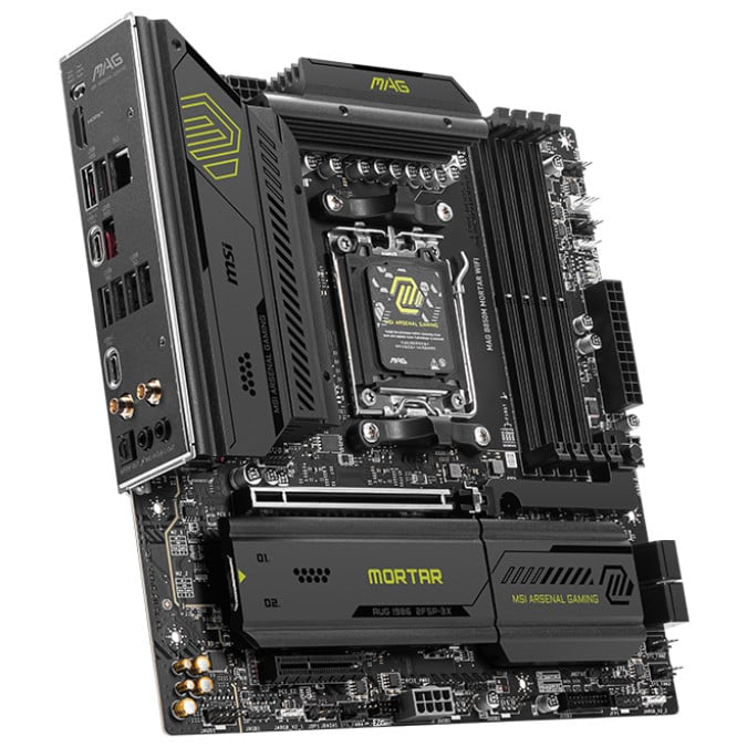 Материнская плата MSI MAG B850M MORTAR WIFI mATX для процессоров AMD AM5 Материнская плата MSI MAG B850M MORTAR WIFI mATX для процессоров AMD AM5