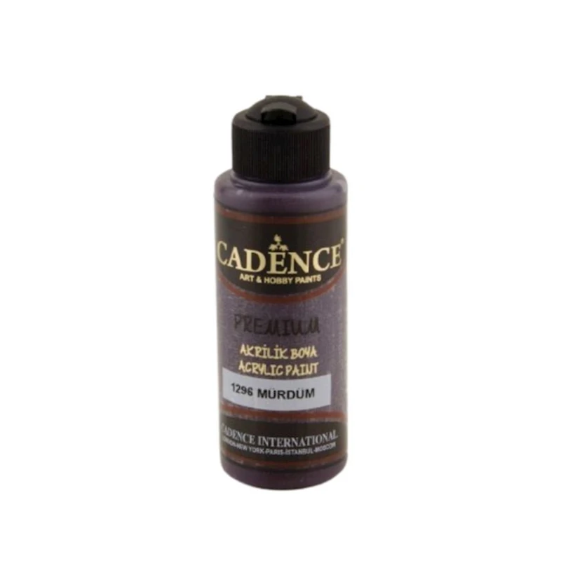 Декоративная акриловая краска Cadence Premium Acrylic Paint 1296 Plum, сливовый, 120 мл