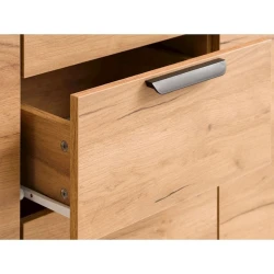 Сервант JYSK Jenslev 118х88х35 см, ХДФ, коричневый Сервант JYSK Jenslev 118х88х35 см, ХДФ, коричневый