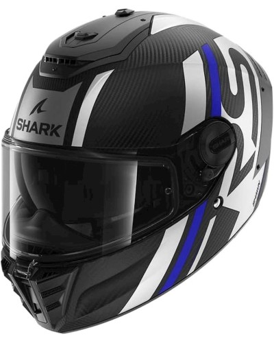 Motosikl dəbilqəsi Shark Spartan RS Carbon Shawn Mat, karbon, göy/gümüşü, ölçü L