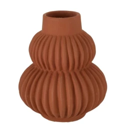 Dekorativ güldan Hom-me 105923, 16 sm, keramika, qəhvəyi