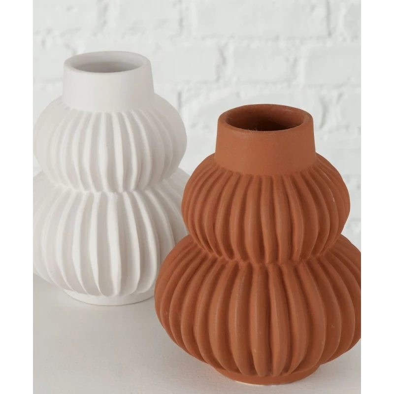 Dekorativ güldan Hom-me 105923, 16 sm, keramika, qəhvəyi