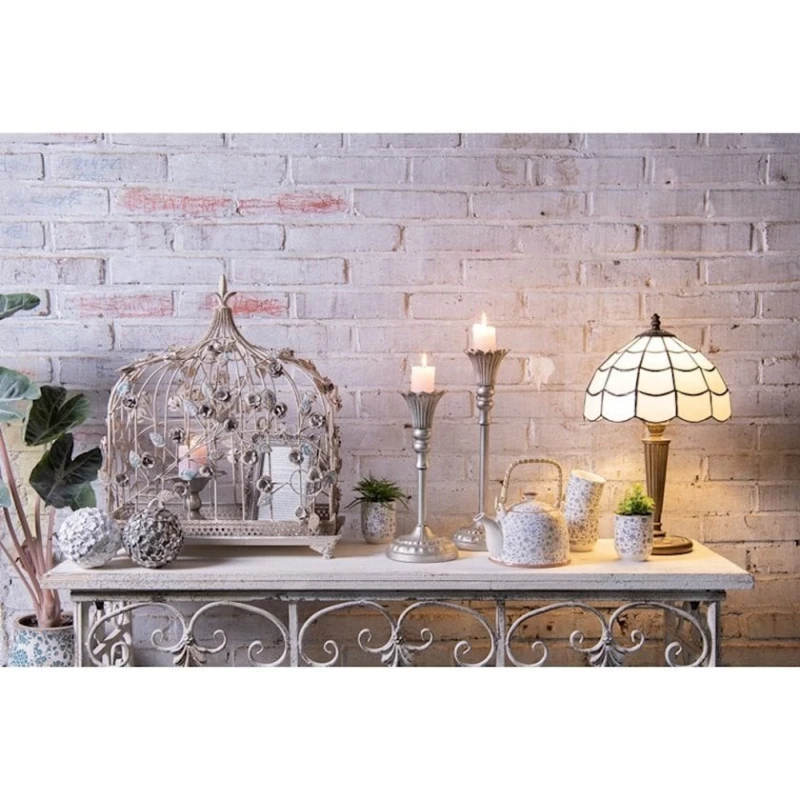 Dekorativ fiqur Clayre & Eef, polirezin, 10 sm, ağ/qızılı Dekorativ fiqur Clayre & Eef, polirezin, 10 sm, ağ/qızılı