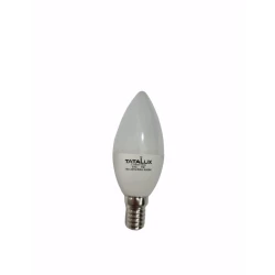 Lampa Tatalux çilçıraq üçün, E14, şam, 7Vt, 2700K, ağ