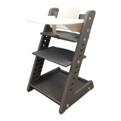 Детский стульчик для кормления TB-02122BC, черный, 60x30x24 см, 4 месяца+