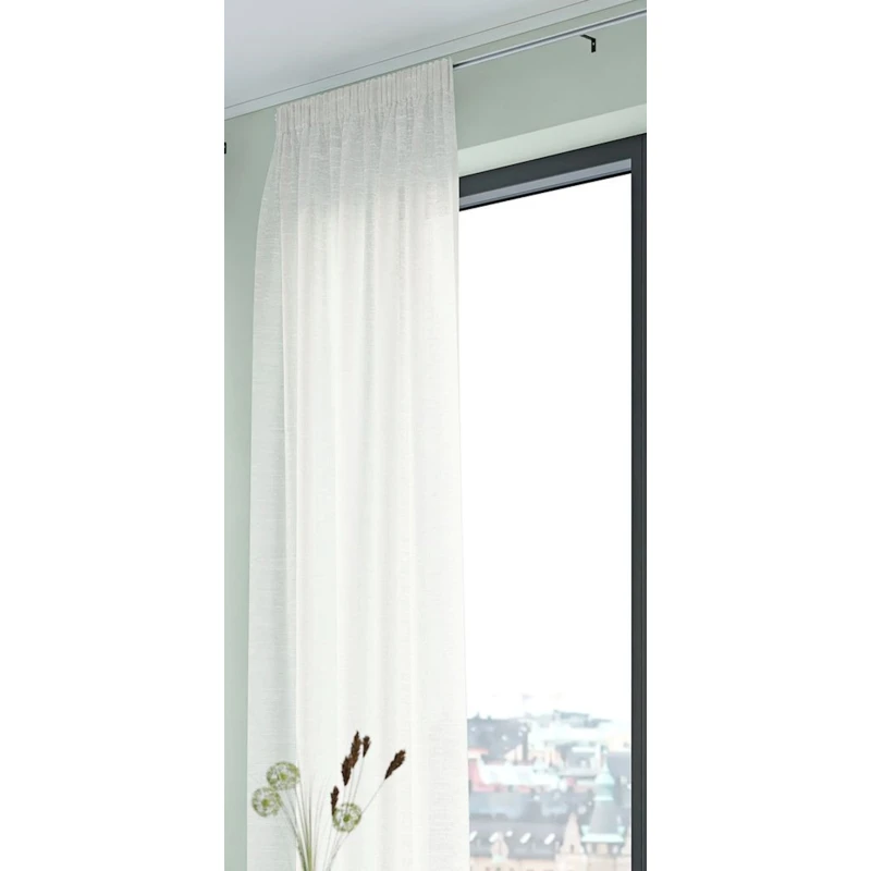 Штора JYSK Abraur 1x140x300 см, белый Штора JYSK Abraur 1x140x300 см, белый