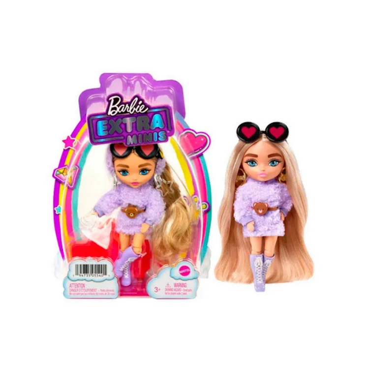 Мини-кукла Barbie Кукла Barbie Extra Minis 14 см, 3+ лет Мини-кукла Barbie Кукла Barbie Extra Minis 14 см, 3+ лет