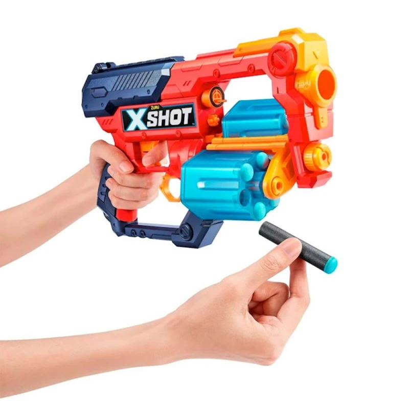 Blaster Zuru X-Shot Excel Xcess TK-12, 16 darts, 8+, rəngbərəng Blaster Zuru X-Shot Excel Xcess TK-12, 16 darts, 8+, rəngbərəng