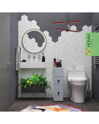 Hamam üçün şkaf 3563_M3GerdaBathBet, 50х19х70 sm