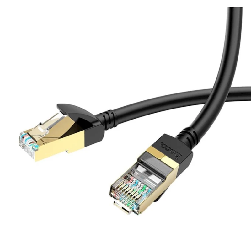 Сетевой кабель Hoco US02 Black, 3 м