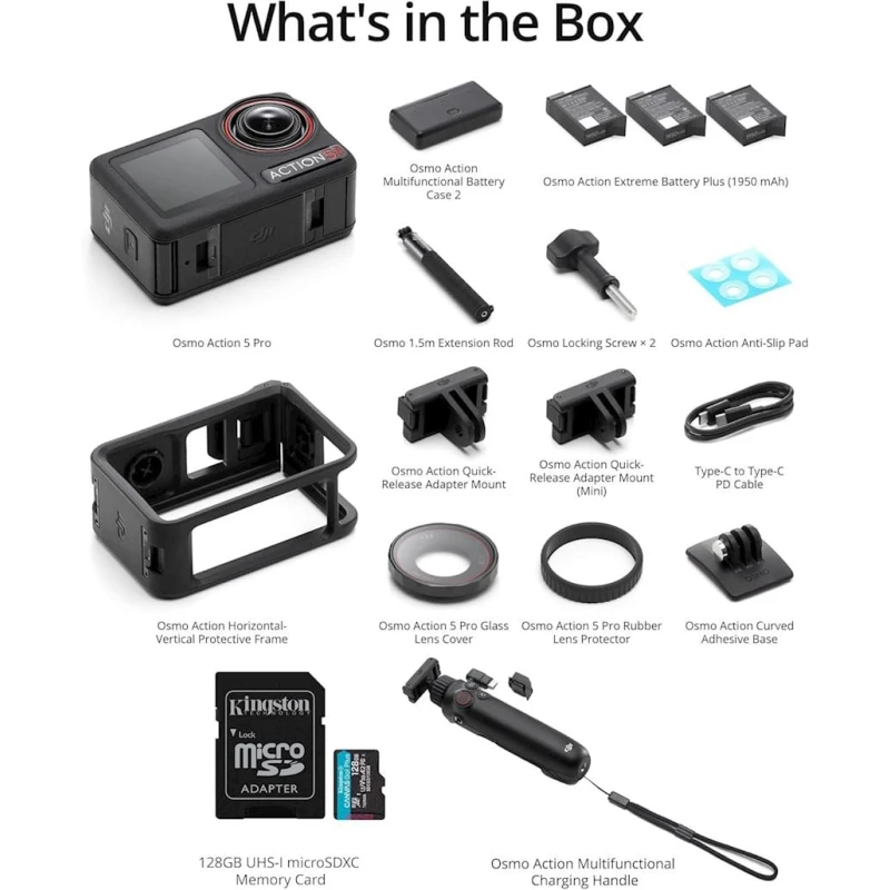 Экшн-камера DJI Osmo Action 5 Pro Adventure Combo Экшн-камера DJI Osmo Action 5 Pro Adventure Combo