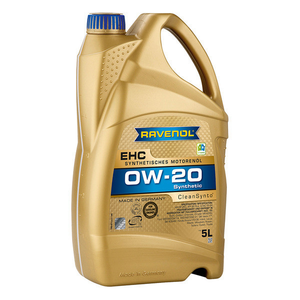 Моторное масло Ravenol EHC 0W-20, 5 л