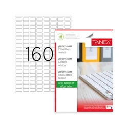 Этикетка самоклеющиеся Tanex 22x12 мм