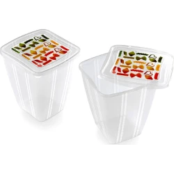 Набор контейнеров Snips 2 шт, 2000 мл, пластик, белый