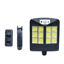 Küçə LED lampası işıq və hərəkət sensoru ilə, qara, 12x18 sm Küçə LED lampası işıq və hərəkət sensoru ilə, qara, 12x18 sm