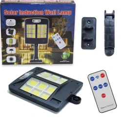 Küçə LED lampası işıq və hərəkət sensoru ilə, qara, 12x18 sm Küçə LED lampası işıq və hərəkət sensoru ilə, qara, 12x18 sm