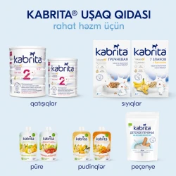 Молочная пшеничная каша Kabrita с грушей, яблоком и персиком, 5+ месяцев, 180 г