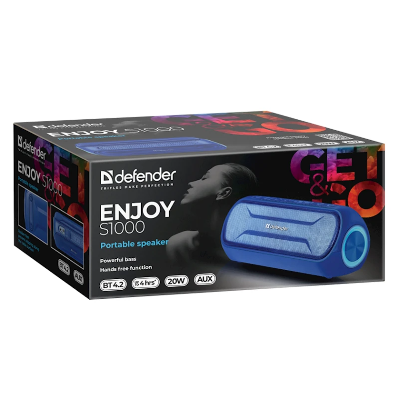 Portativ dinamik Defender Enjoy S1000 Blue (65687) Portativ dinamik Defender Enjoy S1000 Blue (65687)