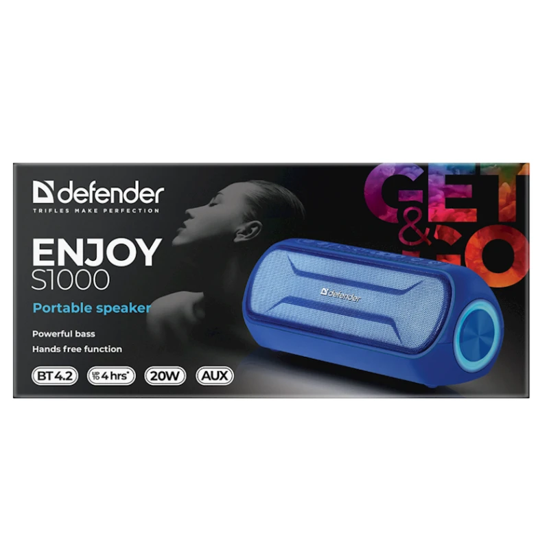 Portativ dinamik Defender Enjoy S1000 Blue (65687) Portativ dinamik Defender Enjoy S1000 Blue (65687)