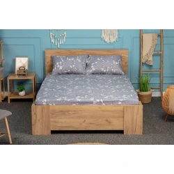 Комплект постельного белья Moon Star SHA-00001000, простыня 180x200 см, наволочка 50х70 см (2 шт), двуспальный, хлопок, разноцветный