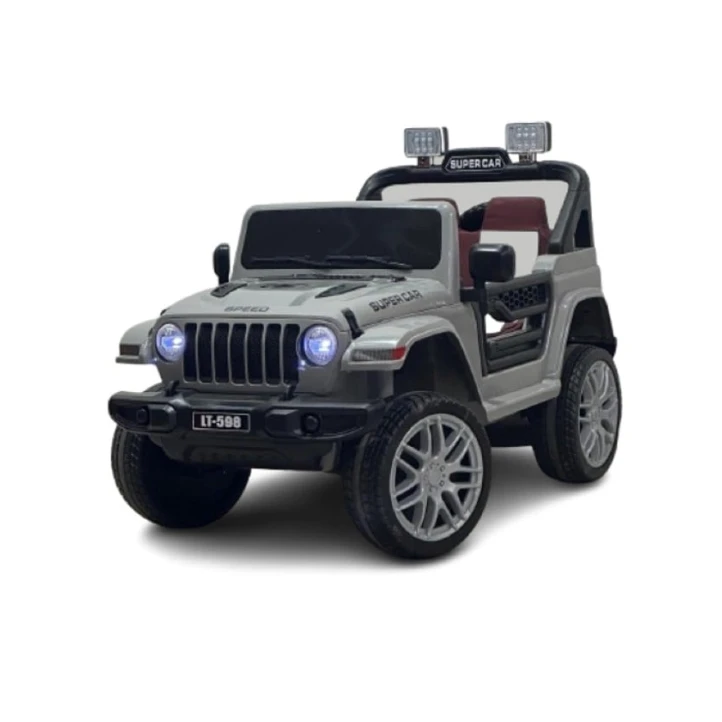 Uşaq elektrik avtomobili Yuanxing Jeep Supercar LT-598, boz, 3+ yaş