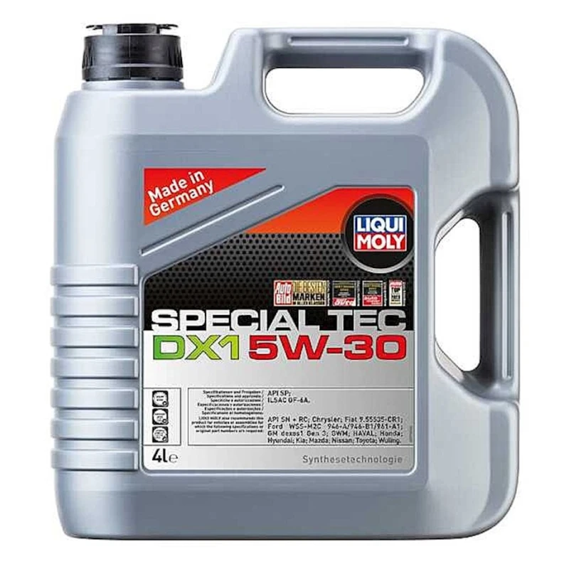 Моторное масло Liqui Moly Special Tec DX1 5W-30, 4 л Моторное масло Liqui Moly Special Tec DX1 5W-30, 4 л