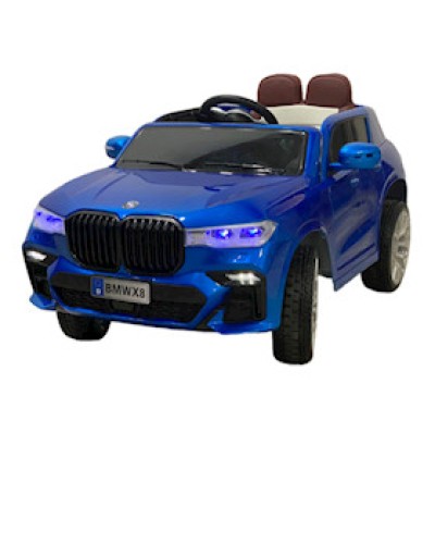 Электромобиль детский BMW X8-MRK102 синий