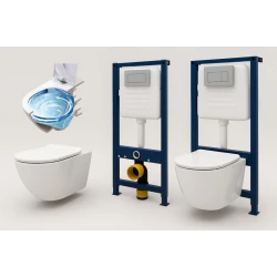 Унитаз подвесной Elfa 5511 Tornado / Комплект для установки Унитаз подвесной Elfa 5511 Tornado / Комплект для установки