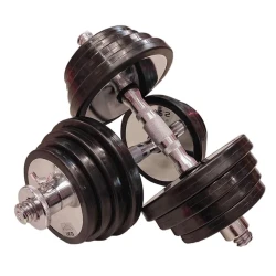 Гантели WS0037, 25 кг x 2 шт, резиновое покрытие