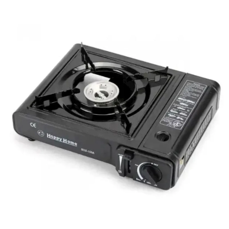 Portativ plitə Happy Home BDZ-155-A, 33х28.5х8.8 sm, qara