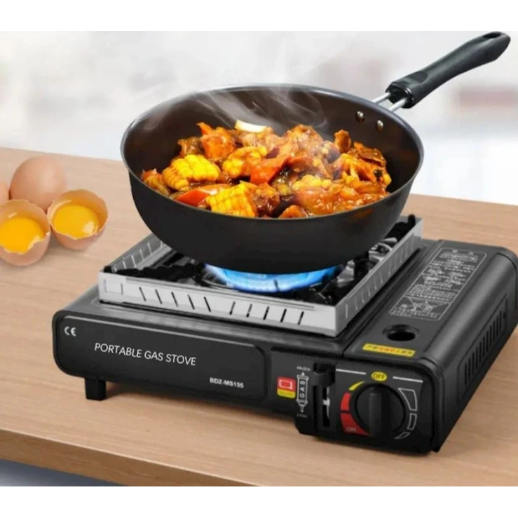 Portativ plitə Happy Home BDZ-155-A, 33х28.5х8.8 sm, qara