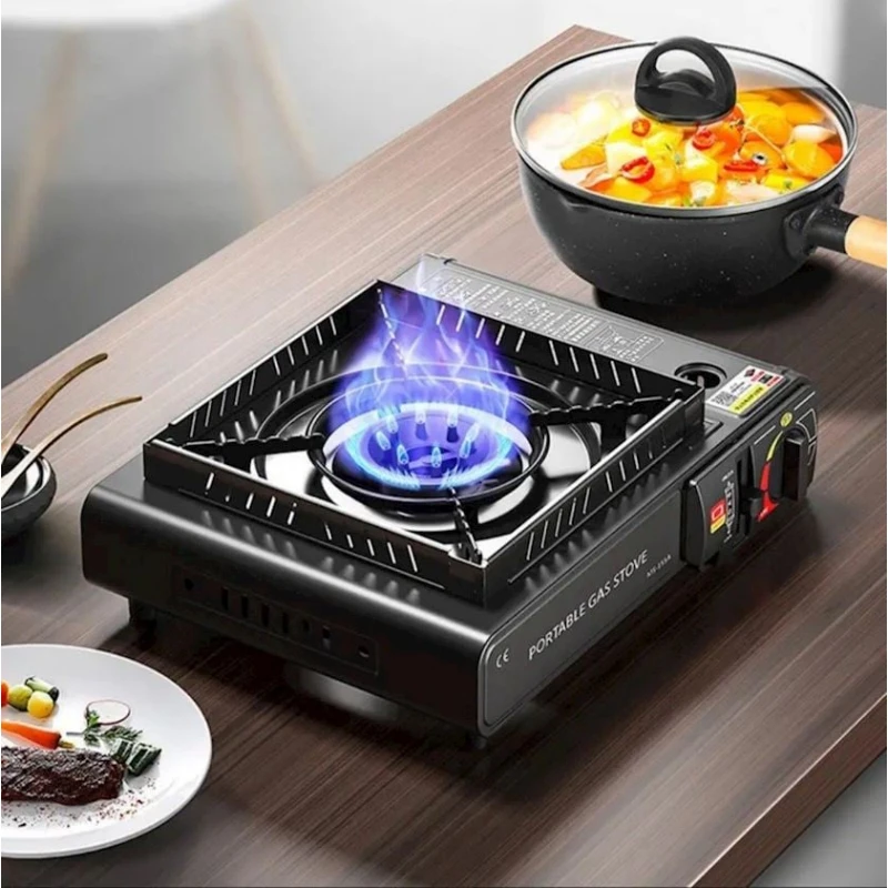 Portativ plitə Happy Home BDZ-155-A, 33х28.5х8.8 sm, qara