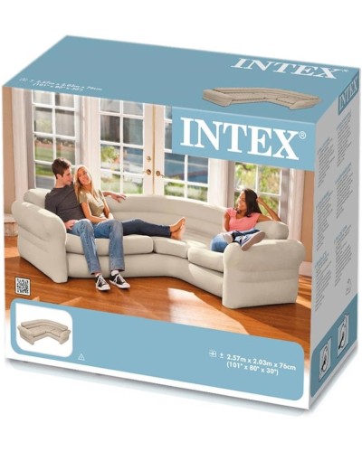 Şişmə divan Intex 68575, 257x203x76 см