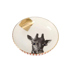 Миска Porland Wild Life Giraffe 04ALM006459, 22 см, фарфор, разноцветная