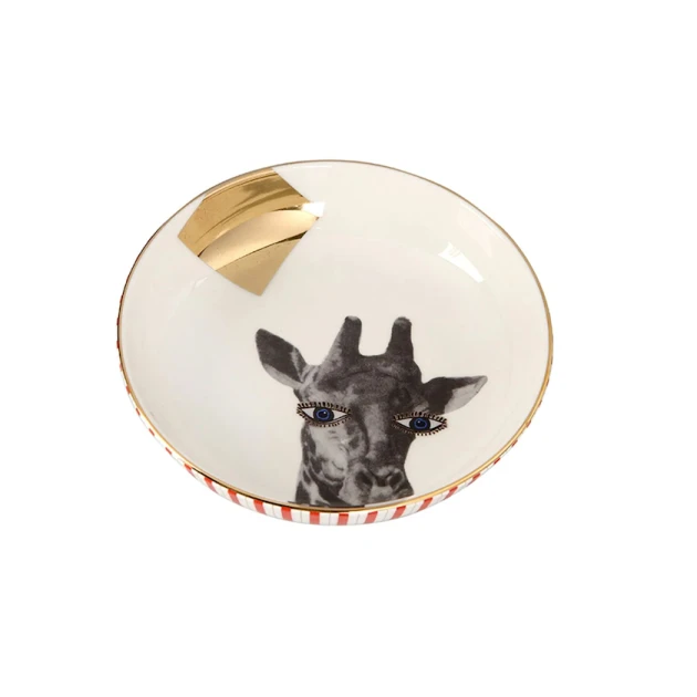 Миска Porland Wild Life Giraffe 04ALM006459, 22 см, фарфор, разноцветная