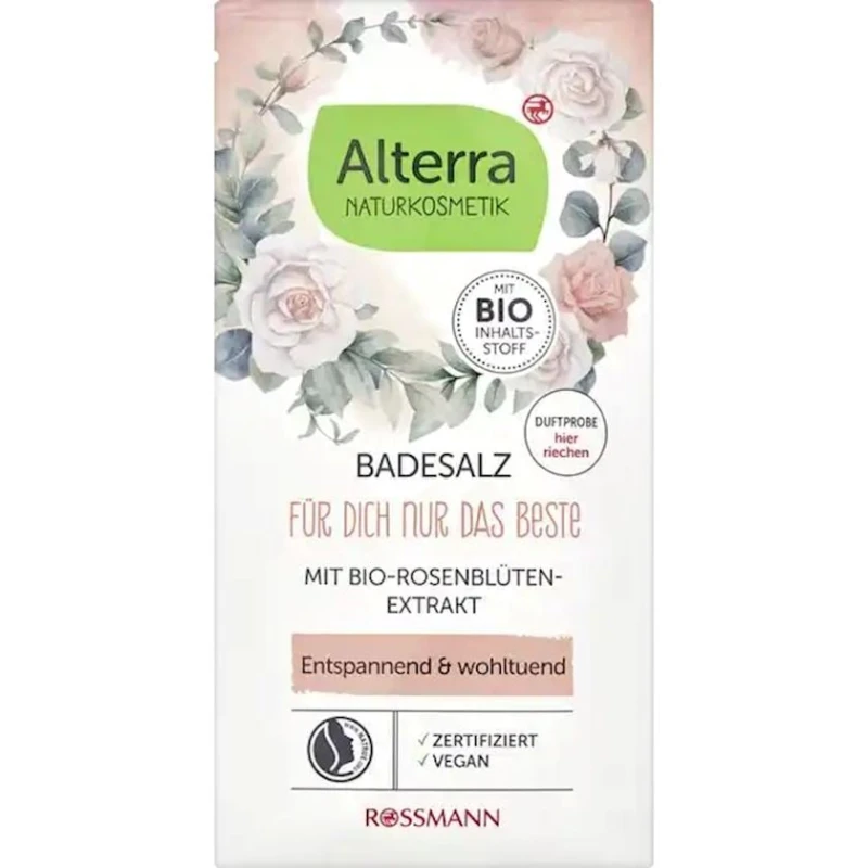 Соль для ванны Alterra Fur Dich Nur Das Beste 60 г Соль для ванны Alterra Fur Dich Nur Das Beste 60 г