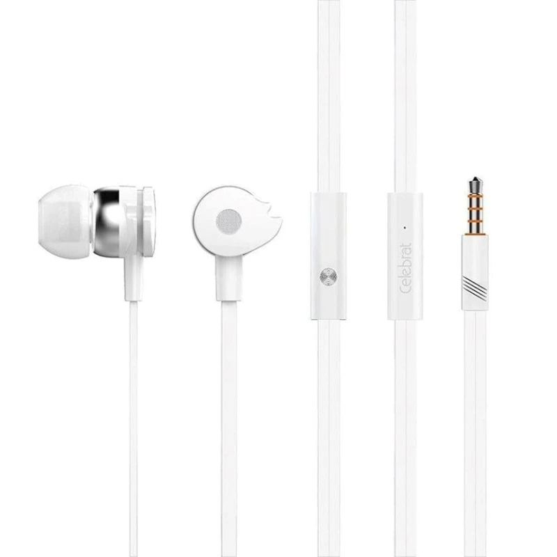 Simli qulaqlıqlar Celebrat D1 White Simli qulaqlıqlar Celebrat D1 White