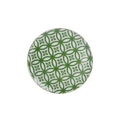 Тарелка Porland Morocco 04AP018763, фарфор, зеленая, 28 см