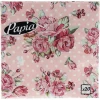 Салфетки бумажные Papia Decor 20 штук, разные цвета