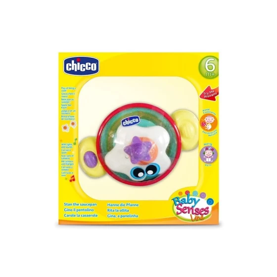 Музыкальная игрушка Chicco «Кастрюлька», 17x9x10 см, 6 месяцев +