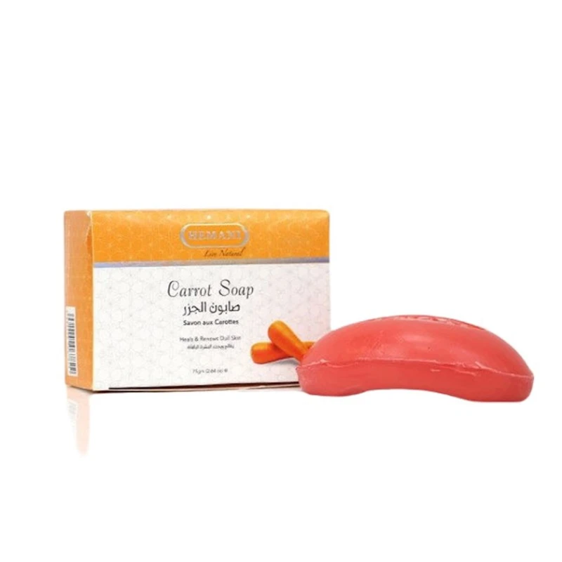 Tualet sabunu Hemani Live Natural Carrot Soap, 75 q