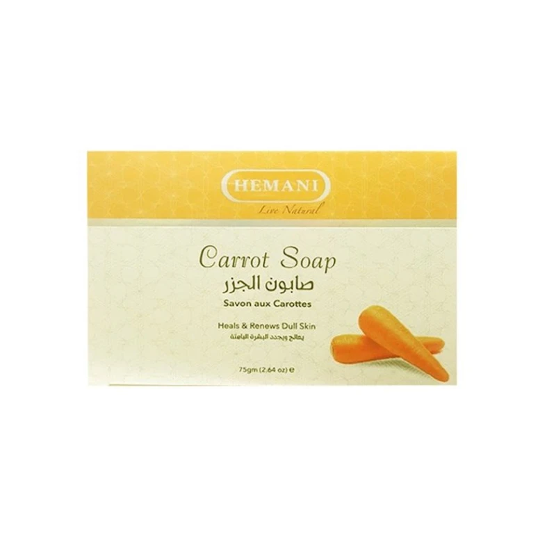 Tualet sabunu Hemani Live Natural Carrot Soap, 75 q