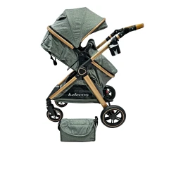 Детская коляска Belecoo X-1D-GREY, серая